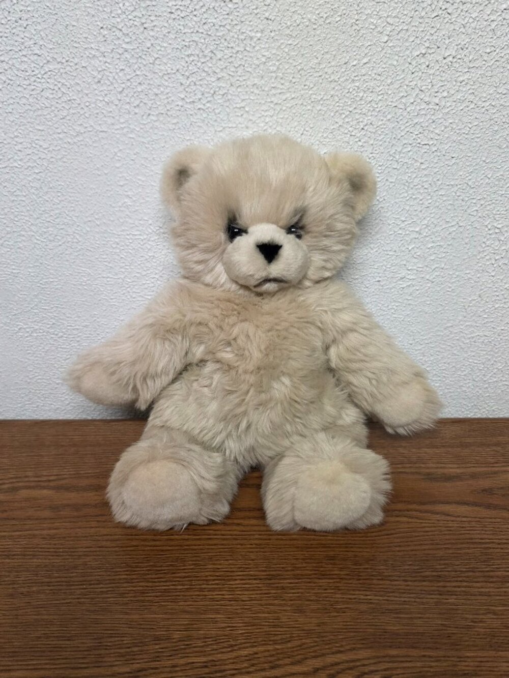 Vintage Plush Avanti Wallace Berrie 1987 Tan Teddy Bear 16" Stuffed Animal